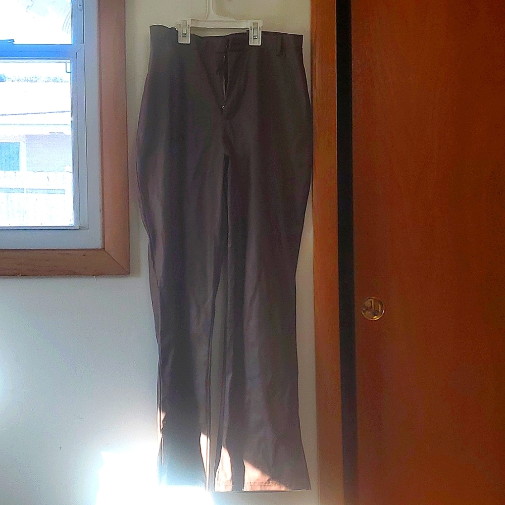Brown Pleather Pants